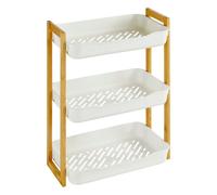Étagère de Douche 3 Niveaux "Natureo" 45cm Blanc