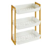 5five Étagère petit format Natureo 3 niveaux blanc bambou
