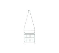 Etagère de douche à étage Chromée MSV
