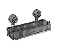 Étagère de douche à ventouse multi-positions pour murs lisses, support de rangement réglable pour bouteilles de shampooing, distributeurs de savon et accessoires de bain