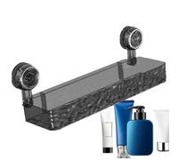 Étagère de douche à ventouse sans perçage - Économie d'espace - Étagère | Étagère murale de rangement antirouille amovible sans outils pour cuisine, salle de bain, douche