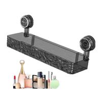 Étagère de douche à ventouse sans perçage - Économie d'espace - Étagère | Panier de douche amovible résistant à la rouille pour comptoir de salle de bain, organisation de la maison