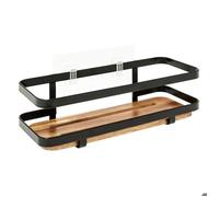 JJA – Étagère de douche – Blackacia – en acacia – 5 five simply smart