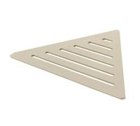 Étagère de douche d’angle en aluminium, coloris sable, sans barre - TI-SHELF LINE