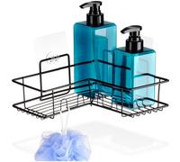 Receptacle sanitaire Vilde - 569004 - Panier de douche d'angle noir ()