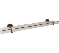 Etagère de douche murale COLORADO avec rail en laiton bronze 60 cm