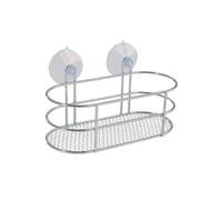 Etagère de douche ovale à ventouses Chromée MSV