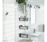 vidaXL Étagère de douche suspendue - Argenté