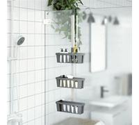 vidaXL Étagère de douche suspendue - Argenté