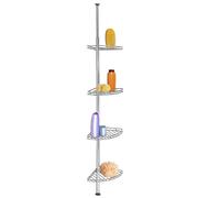Étagère de douche télescopique acier inox 4 tablettes Wenko by Maximex