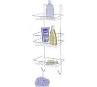 WENKO Étagère de Douche Revigo 3 Rayons et 2 Crochets Chromé