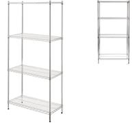 Étagère de garde-manger pliable et perforée, 4 étagères x 125 kg