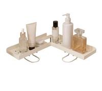 Étagère de Lavabo au-dessus du Robinet Support à éponge rotatif à 180° pour | Étagère de Comptoir pour Lavabo pour Douche Cuisine Meuble Comptoir Appartement Studio Location