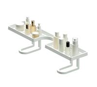 Étagère de lavabo de salle de bain au-dessus - étagère télescopique sous le | Organisateur au-dessus de l'évier pour brosses à dents, cosmétiques, shampoings, cuisine, hôtel, dortoir, camping-car
