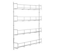 ETAGERE DE PLACARD - CORBEILLE DE PLACARD - PANIER DE PLACARD Étagères à Épices en Métal Organisateur Rangement Bouteille Cuisine