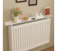 Étagère de radiateur en aluminium sans perçage pour salon, chambre à coucher, couloir, design robuste, couvercle supérieur anti-chute, solution décorative et pratique