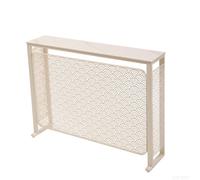 Étagère de radiateur en dalle de comptoir - Étagère de rangement décorative pour radiateur - Design ajouré - Canapé arrière de table de salon