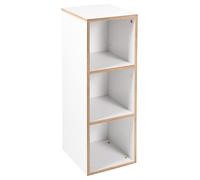 Étagère De Rangement 3 Cases Pour Chambre Enfant Finn Blanc / Chêne Doré TU