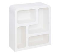 Atmosphera - Étagère de rangement SOLEYA 4 niches - Blanc