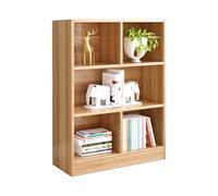 Étagère de rangement 8 à 11 cubes, bibliothèque ouverte, bibliothèque réversible avec panneaux arrière, pour salon, chambre à coucher, hall d'entrée, bureau à domicile Light walnut 31.49IN/80CM