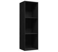 Étagère de rangement, Bibliothèque Meuble TV noir 36x30x114 cm bois d'ingénierie CHY54090303