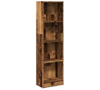 Étagère de rangement, Bibliothèque vieux bois 40x24x143 cm bois d'ingénierie CHY81350231