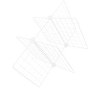 Étagère de Rangement de Congélateur en Fer Blanc 6 Grilles | Séparation des Aliments et Articles du Garde-manger, Structure à Grille Fine, Usage Maison