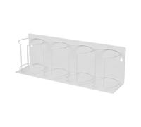 Étagère de rangement magnétique pour 4 tasses - Support de boisson polyvalent compatible avec les murs, les armoires et les réfrigérateurs, idéal pour organiser les boissons | Accessoire facile à