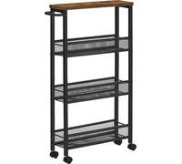Étagère de rangement Miley | 45,4 x 13 x 77 cm | Noir