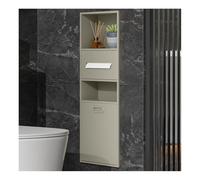 Étagère de rangement murale en acier inoxydable pour niche de douche, étagère de salle de bain encastrée et poubelle, design étanche pour organiser les essentiels de bain