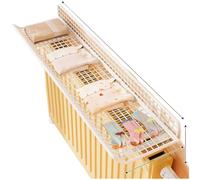 Étagère de rangement murale pour radiateur pour sécher les serviettes et les vêtements, housse chauffante peu encombrante avec bords surélevés pour salle de bain, cuisine, chambre à coucher (blanc, 60