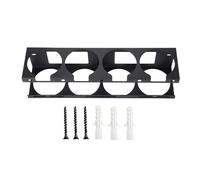 Étagère de rangement pour baguettes - Rangement mural en fer à 4 fentes et rangement pour maison, bureau, sous-sol | Multifonction, extérieur, intérieur