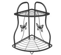Étagère de Rangement pour Comptoir la Cuisine en Fer Noir Salle de Bain | Usage la Cuisine et Salle de Bain, Support de Rangement de Comptoir, Finition Soignée, Forte Capacité de Charge