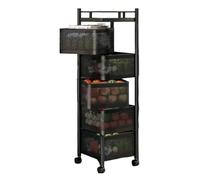 Étagère de rangement rotative multi-couches pour comptoir de cuisine, idéale pour les fruits et légumes