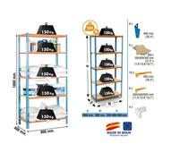 Kit étagère MADERCLICK 5/400 SIMONRACK 458100025189045