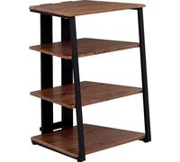 Étagère de rangement Vicco Tonar Chêne rustique/noir 61x78cm 4 étagères ouvertes, Model 57352