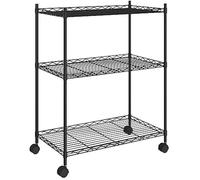 Étagère de rangement - VIDAXL - 3 étagères - Noir - 60 x 35 x 81 cm - Charge max 150 kg