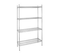 Étagère de rangement Vogue en métal avec étagères réglables 915 x 1853 x 460 mm