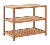 Étagère de salle de bain Bois de noyer massif 65 x 40 x 55 cm vidaXL vidaXL