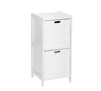 Etagère de salle de bain bord de mer Olso - L. 36 x H. 76 cm - Blanc