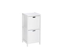 - Etagère de salle de bain bord de mer Olso - L. 36 x H. 76 cm - Blanc - Olso