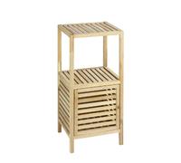 Etagère de salle de bain en bois Norway - L. 39,5 x H. 86 cm - Marron noix