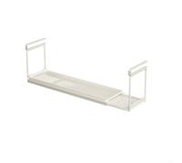 Étagère de salle de bain extensible sous évier - Étagère de rangement évolutive pour armoires à miroir - Métal blanc - UK Home (calable)