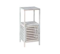 Wenko - Etagère de salle de bain Norway - H. 86 cm - Blanc vieilli - NORWAY Blanc G