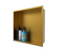 Étagère de salle de bain pour niche de douche, insert mural encastré étanche, acier inoxydable 304, rangement moderne pour la douche, design plus épais