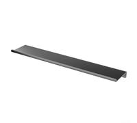 Étagère de salle de bain sans perçage en aluminium à fixation murale antirouille pour articles de toilette et bouteilles (H)