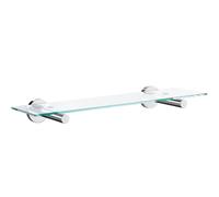 Étagère de salle de bain SCALA 50 cm, verre, Zack