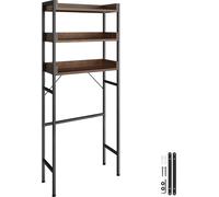 Étagère de salle de bain Seattle - 25 x 67 x 165,5 cm, Bois foncé industriel, rustique