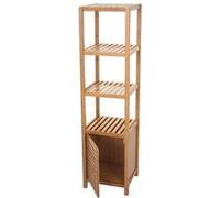 Étagère De Salle De Bains Hwc-B18, Armoire, Commode, Bambou 140x36x34cm | Reconditionné
