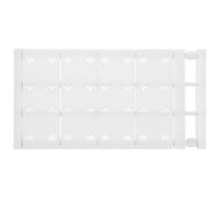 Étagère de Séparation Extensible pour Casier, Rangement Blanc ABS PP | Organisation à Plusieurs Niveaux, Taille Réglable 48 à 80cm, Usage Maison et Placard, Style Simple Moderne